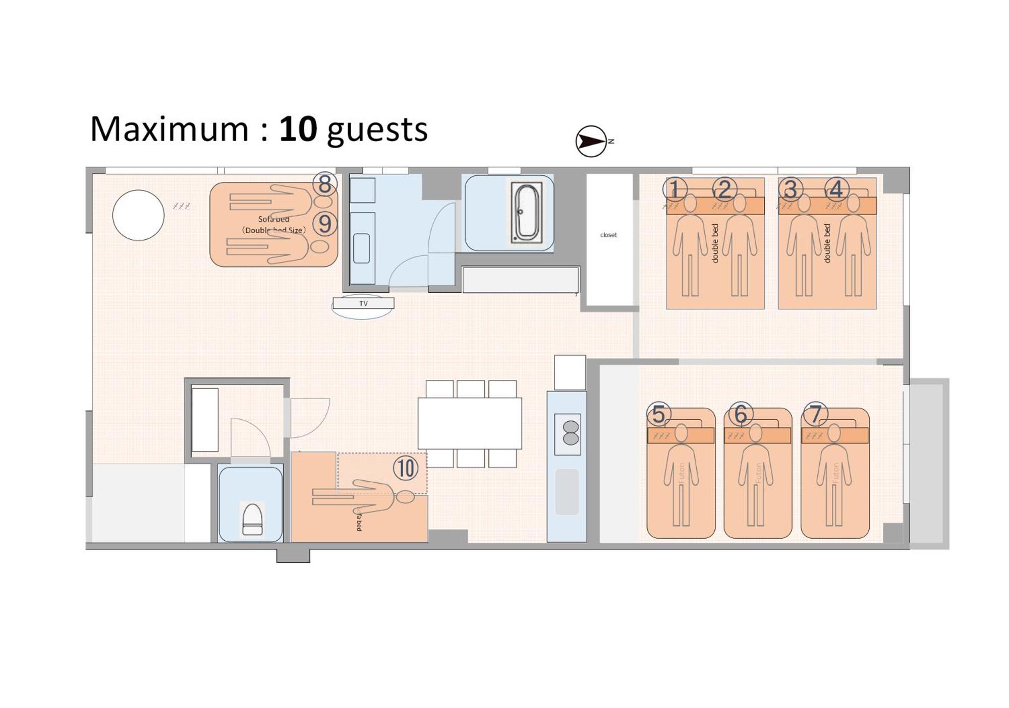 V.close To Shinjuku Kabukicho/korean Town/frwifi C * 东京